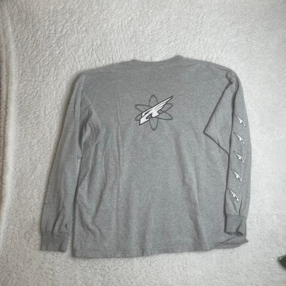 Y2K Arnette men's grey long sleeve skater vintage sleeve hits grunge xl - Picture 1 of 6